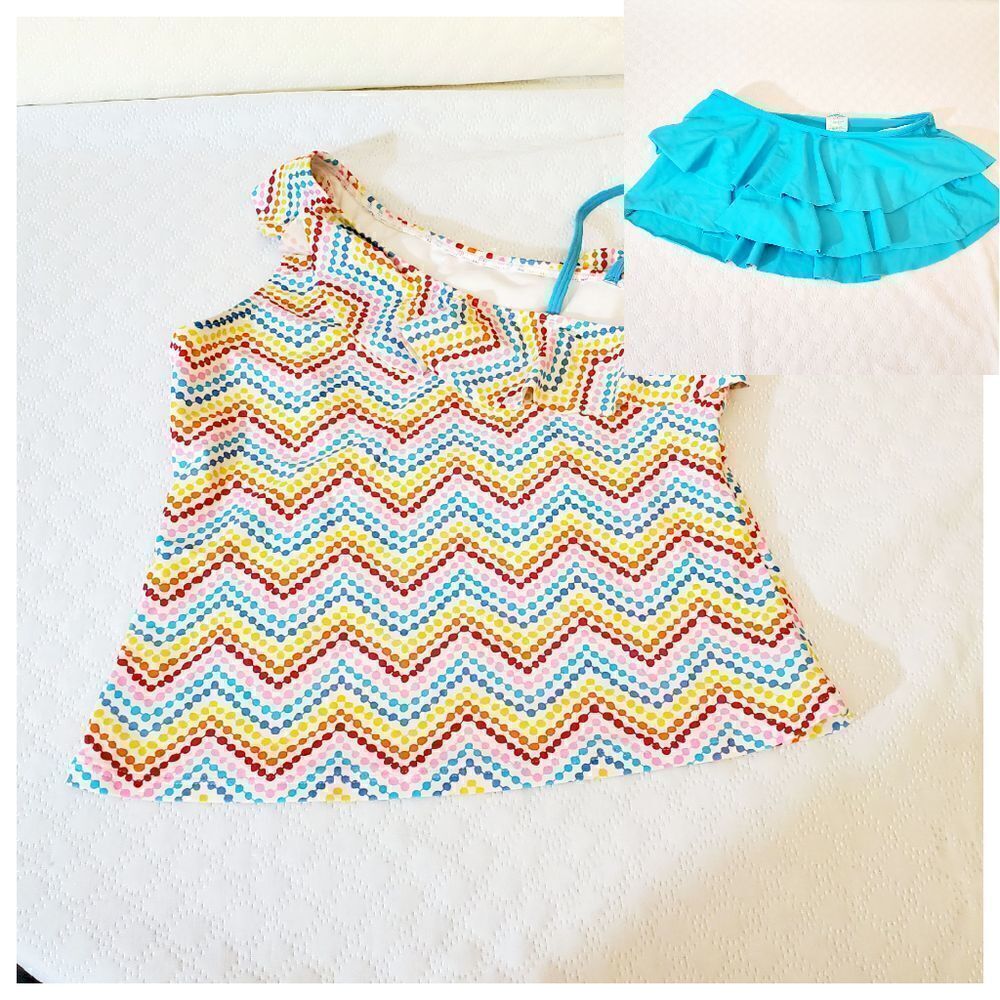 Land's End 2 Piece Girl's Tankini Size 16